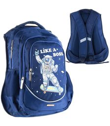 Рюкзак Ergonomic M6 Cosmo Ride 26 л синий 48,2х38х13,5 см мягкий 3 секц. молния д/мальчиков