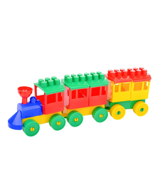 Конструктор Паровоз с двумя вагонами