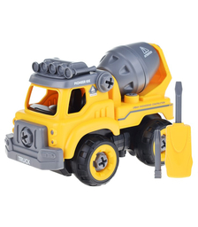 Машина-конструктор "Миксер" с отвёрткой, звук, в пакете