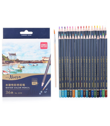 Карандаши цветные 36цв. акварельные Nuevo липа т.сер. корпус коробка/европод.