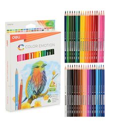 Карандаши цветные 36цв. трехгран. липа коробка/европод.