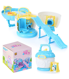 Игровой набор "Домик с животными" с аксессуарами, на батарейках, в коробке