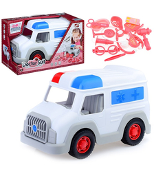 Набор доктора с машиной, в коробке