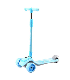 Самокат голубой, в коробке