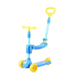 Самокат синий, в коробке