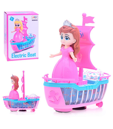 Лодка на батарейках, в  коробке