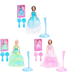 Кукла в бальном платье с аксессуарами,