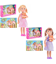 Кукла с домашними питомцами и аксессуарами