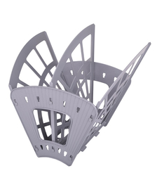 Лоток 3-х секционный Эконом, 2 отделения, серый