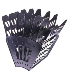 Лоток горизонтальный 7-ми секционный черный