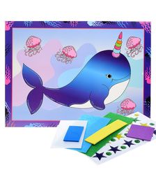 Набор для творчества Аппликация из необычных материалов размер 26 х 35 см "Китёнок"