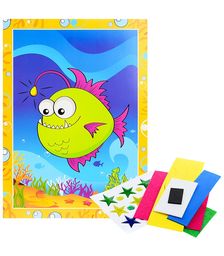 Набор для творчества Аппликация из необычных материалов размер 26 х 35 см  "Рыбка"