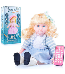 Кукла "Умница" интерактивная, с пультом управления, в коробке