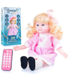 Кукла "Умница" интерактивная, с пультом управления, в коробке