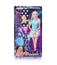 Кукла с аксессуарами, в ассортименте, на листе