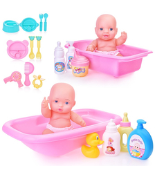 Пупс с аксессуарами, в сетке