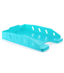 Лоток горизонтальный офис- Бирюза