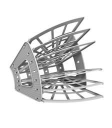 Лоток 6-ти секционный Эконом, 5 отделений, серый