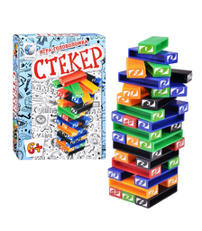 Настольная игра-головоломка "Стекер" в коробке