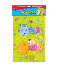 Самокл. сияющая мозаика из мягк. пласт. А3 "Подружки"