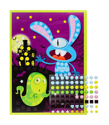 Набор для творчества. Мозаика из страз самокл "Ночные страшилки "