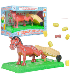 Веселая игра-головоломка "Вредная лошадка" в коробке