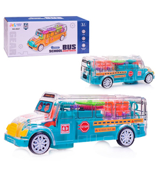 Автобус на батарейках, в коробке