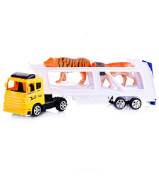 Машина с животными, под колпаком