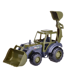 Мастер, трактор-экскаватор военный