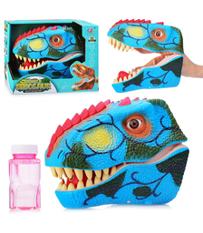 Динозавр с мыльными пузырями, на батарейках, в коробке