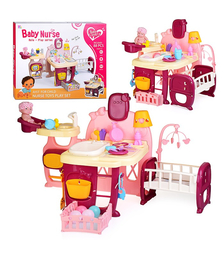 Игровой набор "Мебель для кукол" с куклой, в коробке