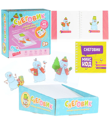 Пазл конструктор Микскод "Снеговик"
