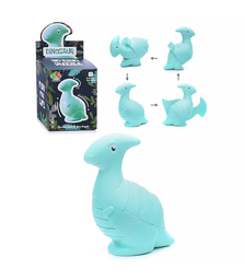 Динозавр-трещотка в коробке