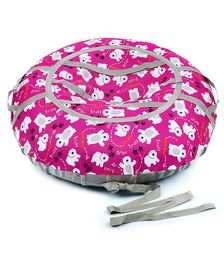 Санки-ватрушка, серия "Принт", 70см, принт "Мишки"