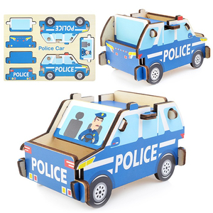 Пазл деревянный "Полицейская машина"