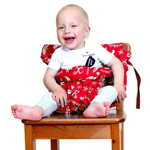 Держатель на стульчик JUMPINO (сиденье для малыша) от 6 мес до 3х лет полиэстер хлопок красный Спорт Бэби