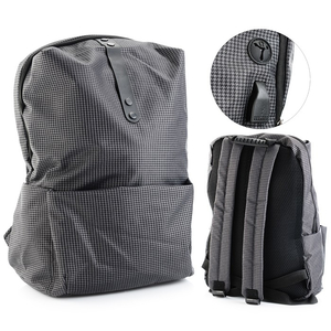 Рюкзак подростковый, 1 отделение, 1 карман, USB - выход, тёмно - серый