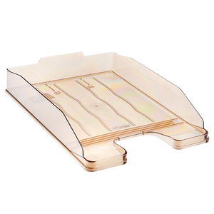 Лоток горизонтальный ЭКСПЕРТ тонированный коричневый