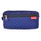 Пенал квадро с двумя отделениями 210x100x50мм Dots in Blue
